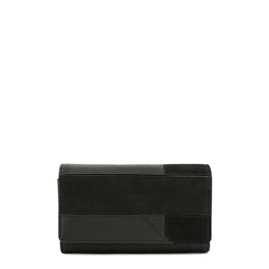 Urica Medium Accordion Wallet Black
