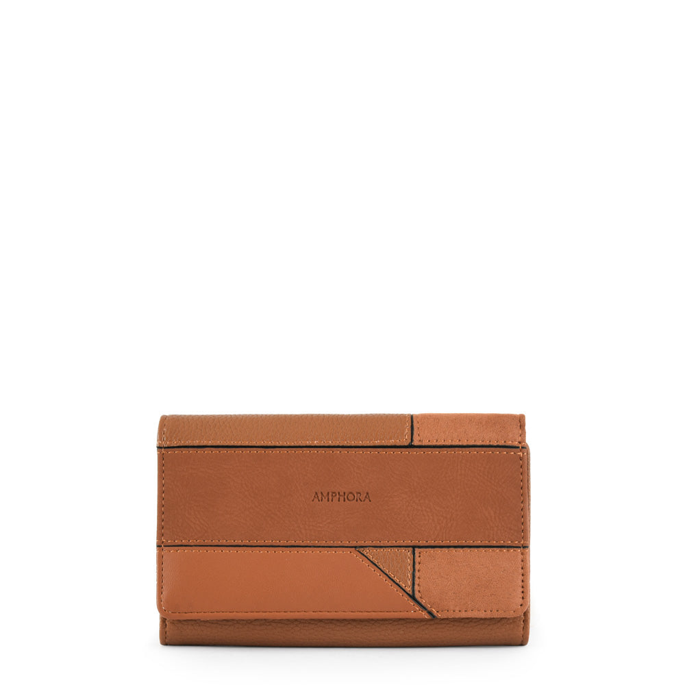 Urica Coffee Medium Accordion Wallet
