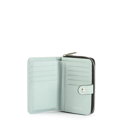 Medium Mizque Light Green Exterior Closure Wallet