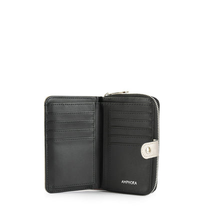 Medium Dark Silver Mizque Exterior Closure Wallet