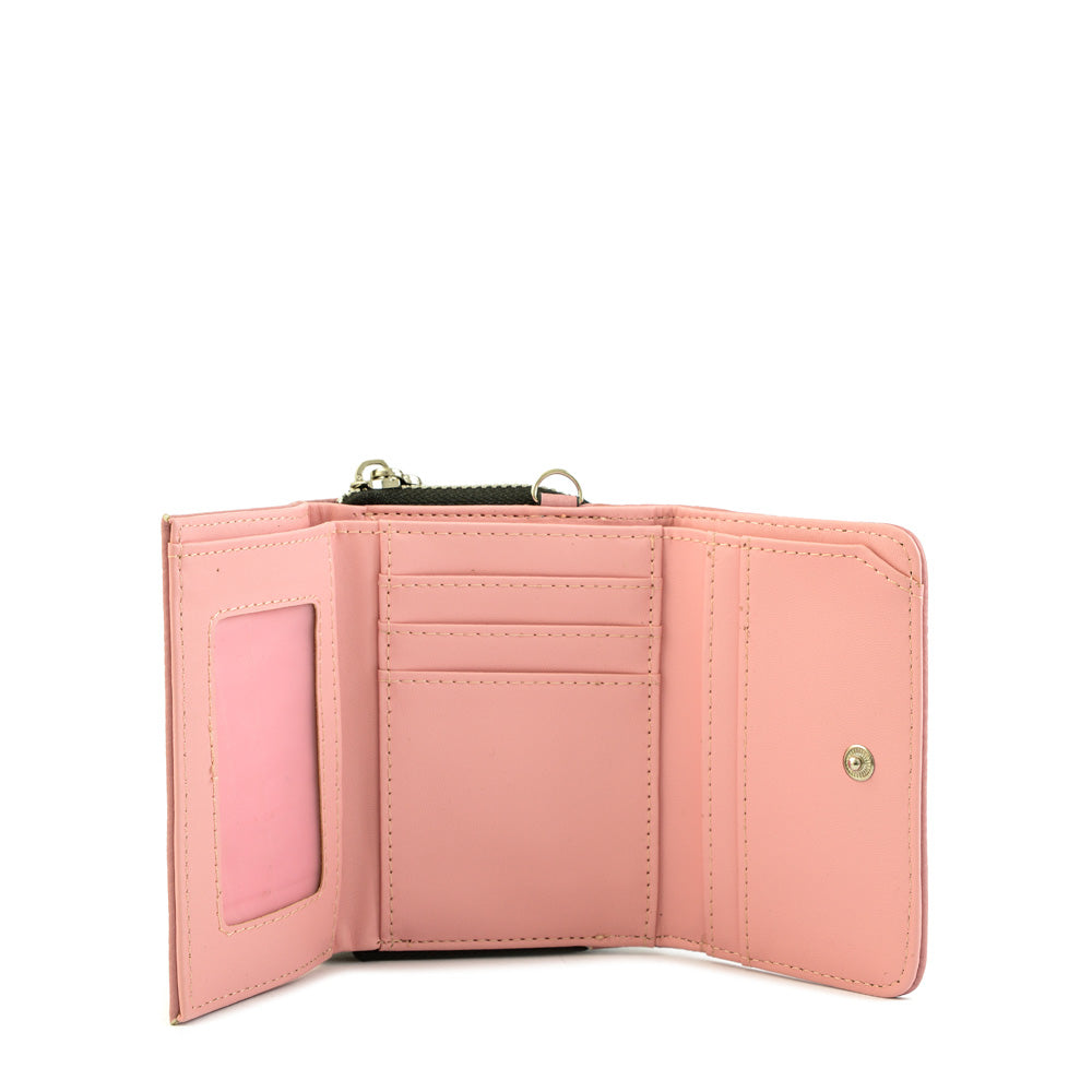 Lisse Small Exterior Closure Wallet Old Pink