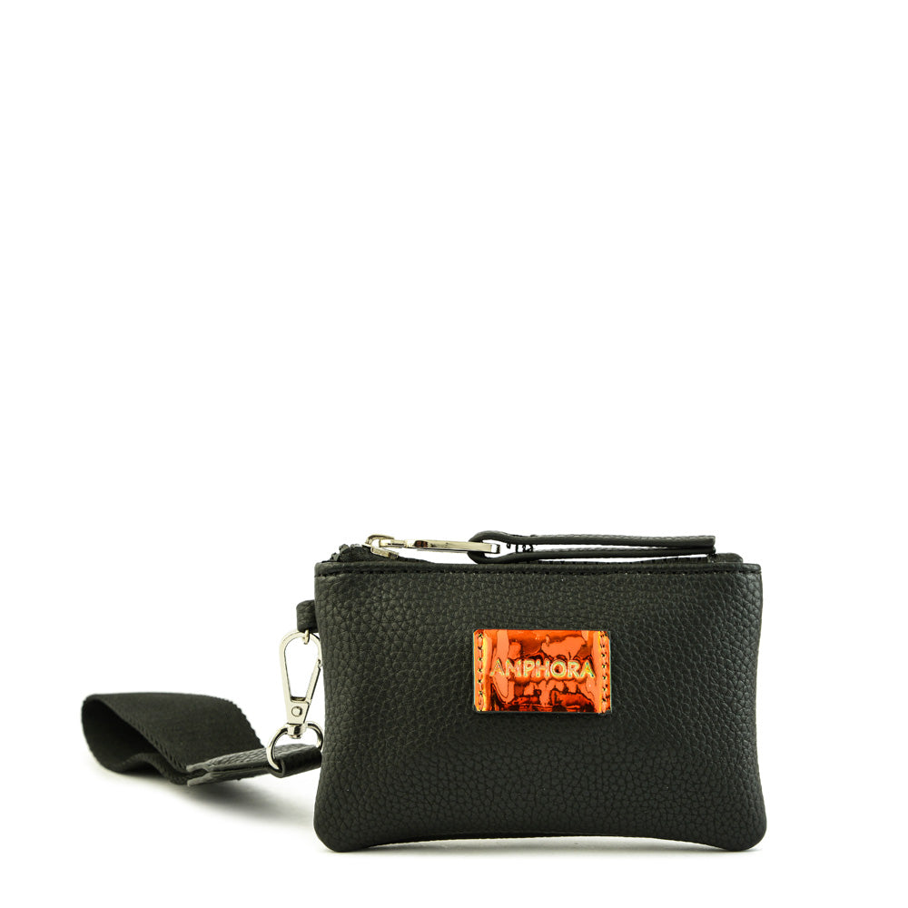 Black Lisse Rectangular Purse