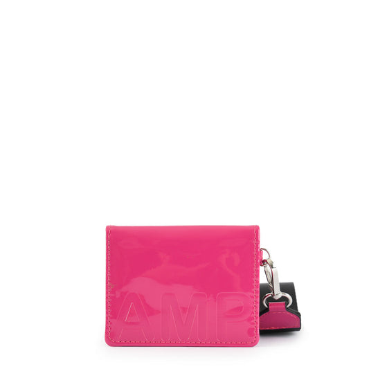 Card holder with fuchsia canberra window