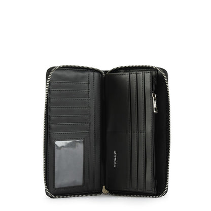 Large black Canberra case wallet