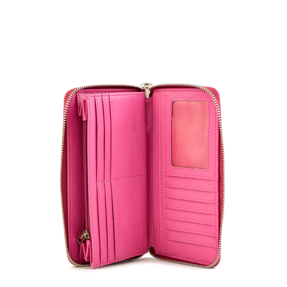 Large fuchsia canberra case wallet