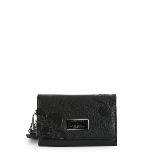 Medium accordion wallet car pintos black