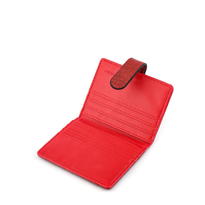 Red Croccos window card holder