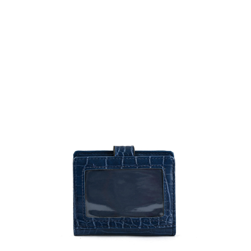 Dark blue Croccos window card holder