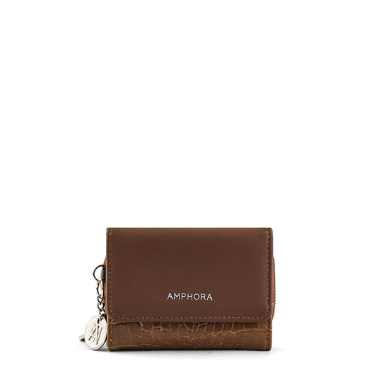 Penelope Small Brown Exterior Closure Wallet