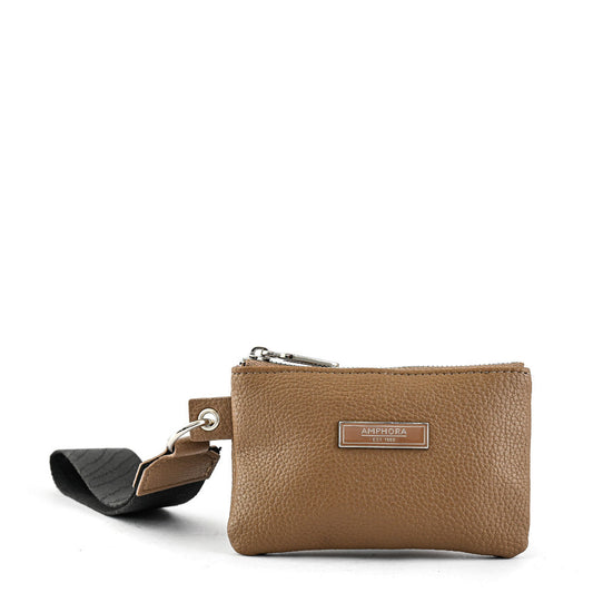 Dark taupe sable rectangular purse