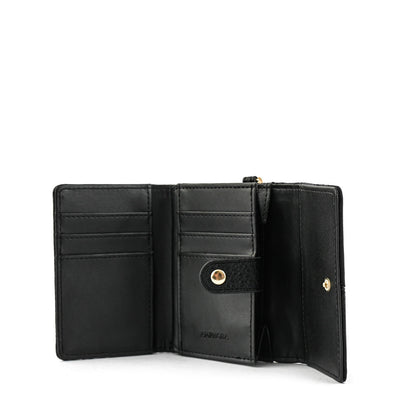 Mariannel Small Exterior Closure Wallet Black