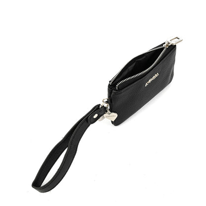 Rectangular black charms purse
