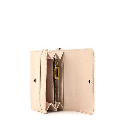 Medium beige secure wallet