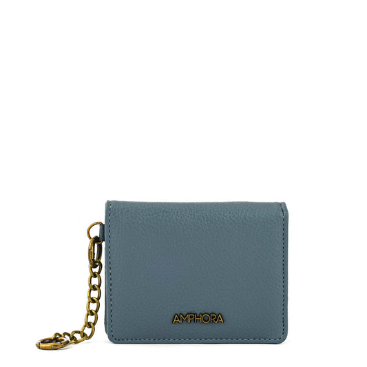 Secure denim window card holder