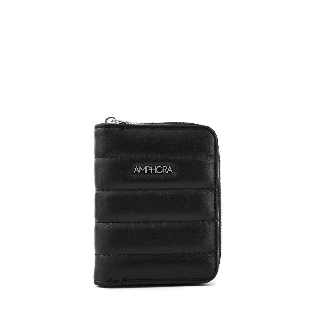 Medium black anima case wallet