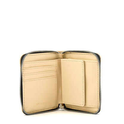 Medium beige anima case wallet