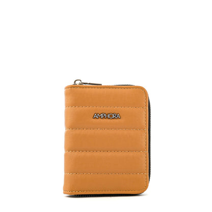 Medium camel anima case wallet