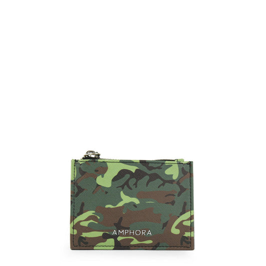 amphora eclat monedero rectangular pequeña verde oliva
