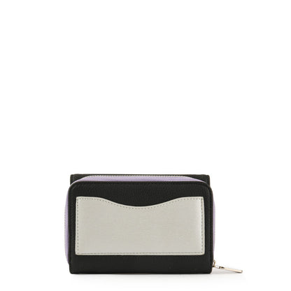 Black Milane Medium Exterior Closure Wallet