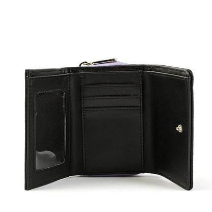 Small Milane Black Exterior Closure Wallet