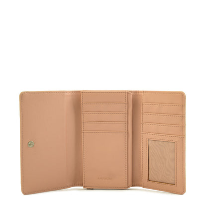 Armenian Beige Medium Accordion Wallet