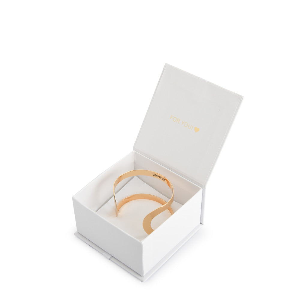 Nordic gold slave bracelet