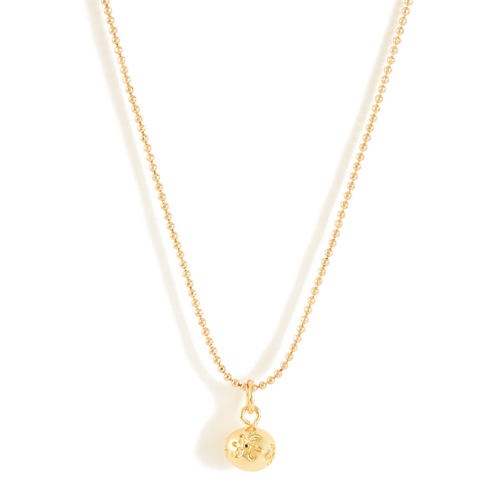 Gold Milan pendant necklace