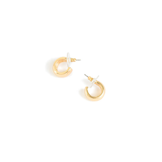 Denver gold hoop earrings