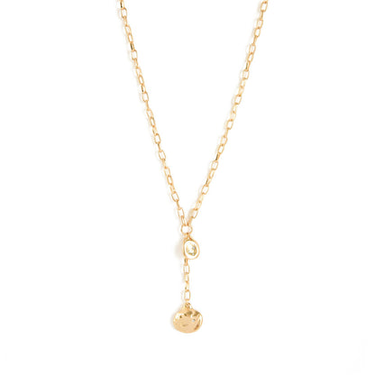 Gold Cairo pendant necklace