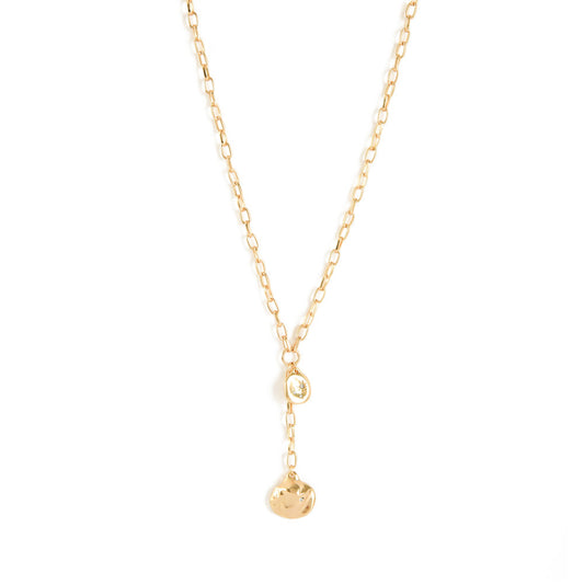 Gold Cairo pendant necklace