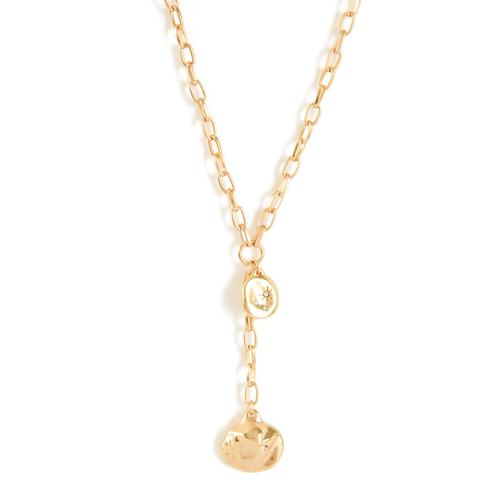 Gold Cairo pendant necklace