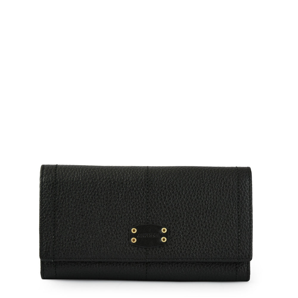 Dual Check Book Double checkbook 0 eyelet black