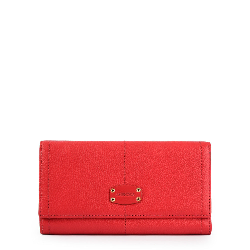 Double checkbook 0 eyelet coral