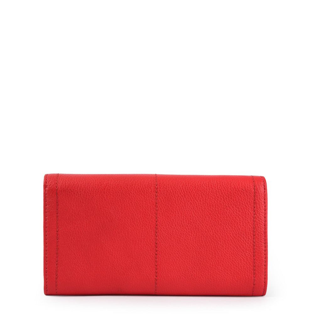 Double checkbook 0 eyelet coral