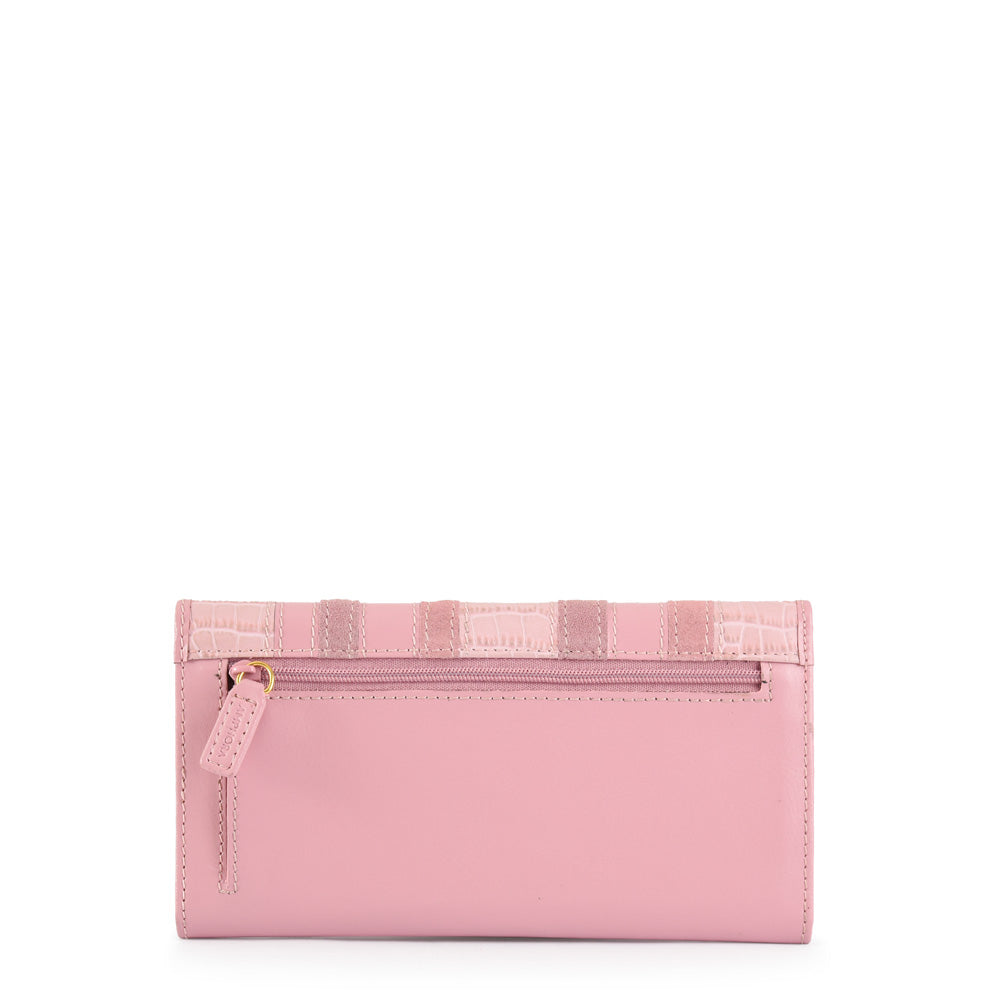 Checkbook 0 stripes old pink