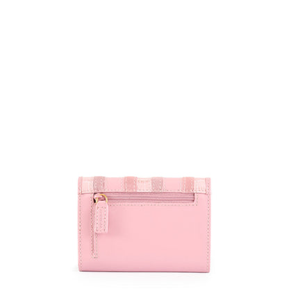 Medium Wallet 0 Stripes Old Pink