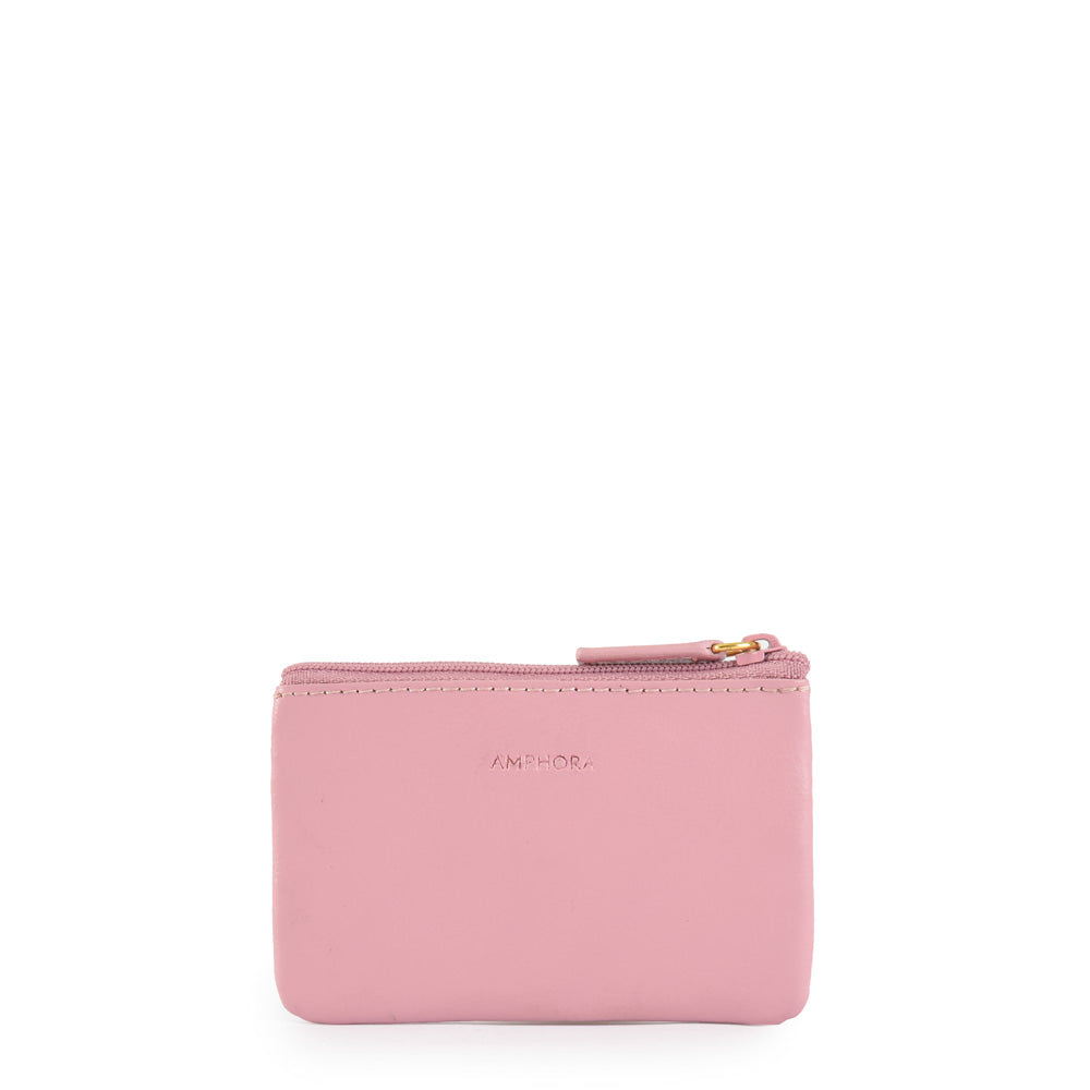 Rectangular purse 0 stripes old pink