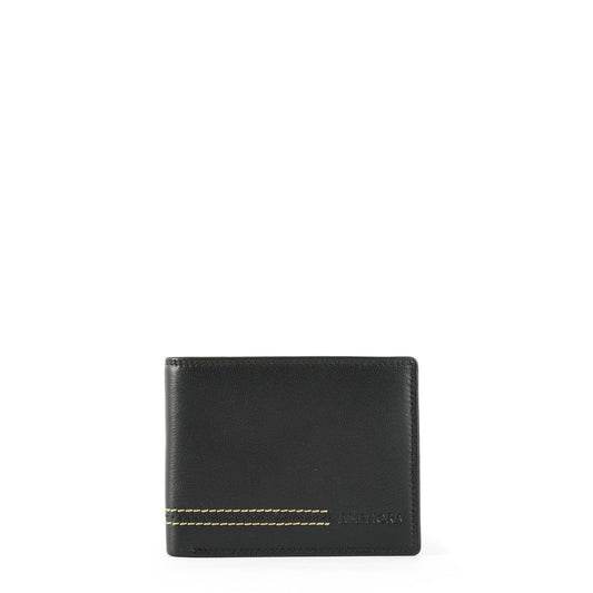 Martin Black Medium Flap Wallet