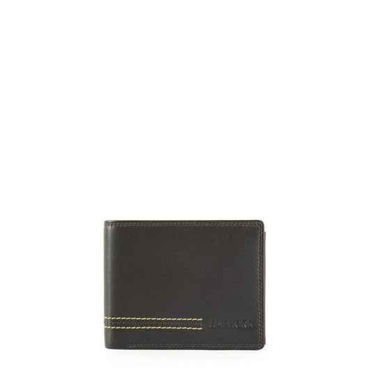 Wallet With Medium Interior Pocket Martin Dark Brown
