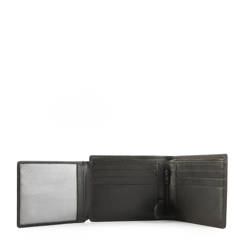Wallet With Medium Interior Pocket Martin Dark Brown