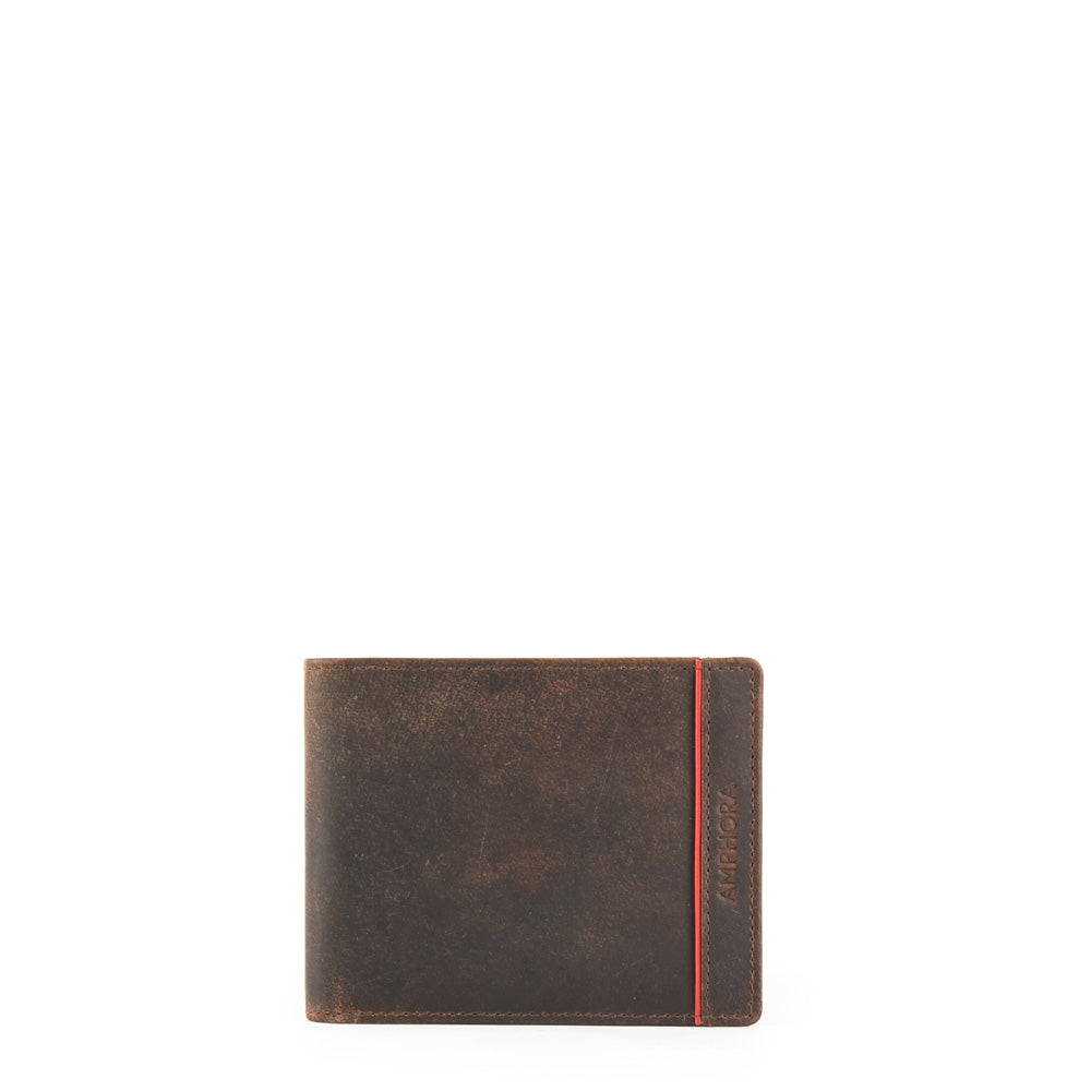 Dark Brown Galo Medium Wallet