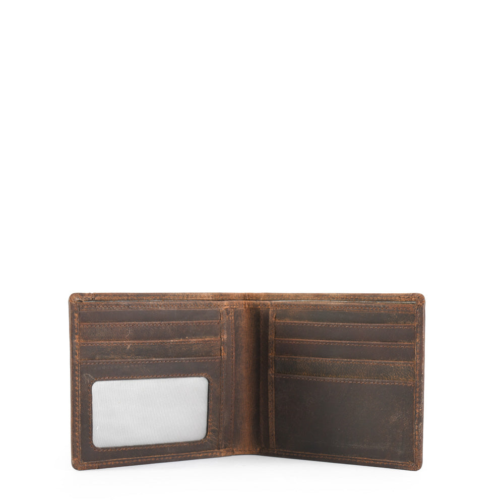 Dark Brown Galo Medium Wallet