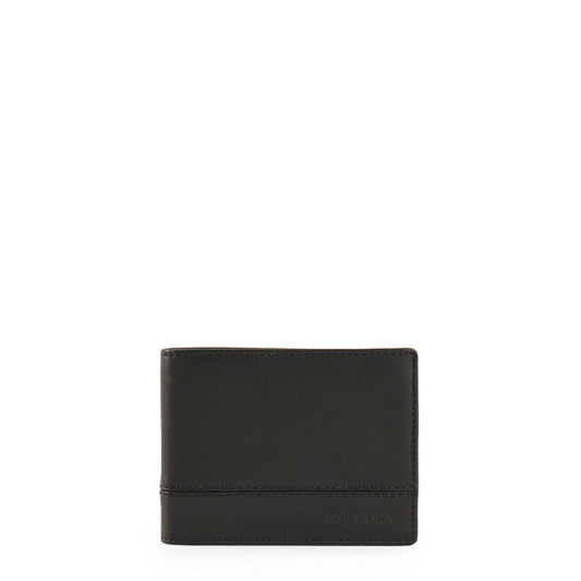 Emanuel Medium Flap Wallet Black