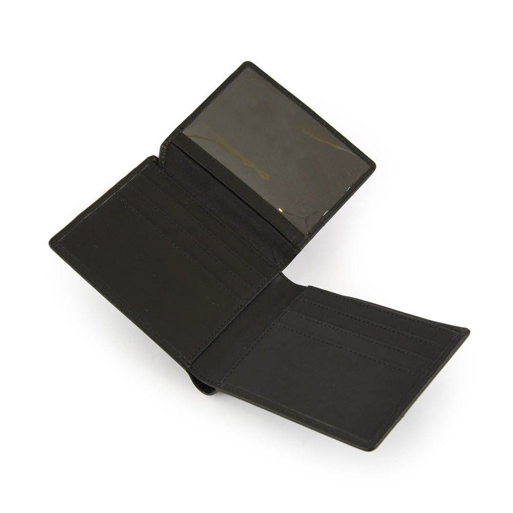 Emanuel Medium Flap Wallet Black