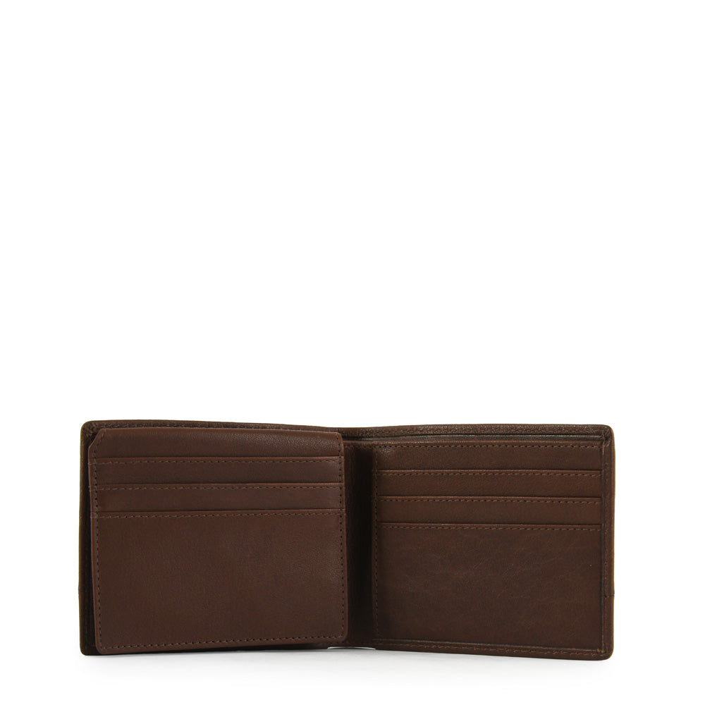 Emanuel Brown Medium Flap Wallet