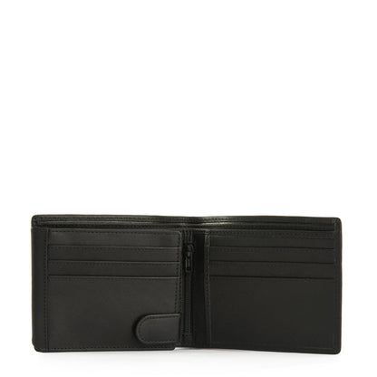 Wallet With Medium Interior Pocket Emanuel Black