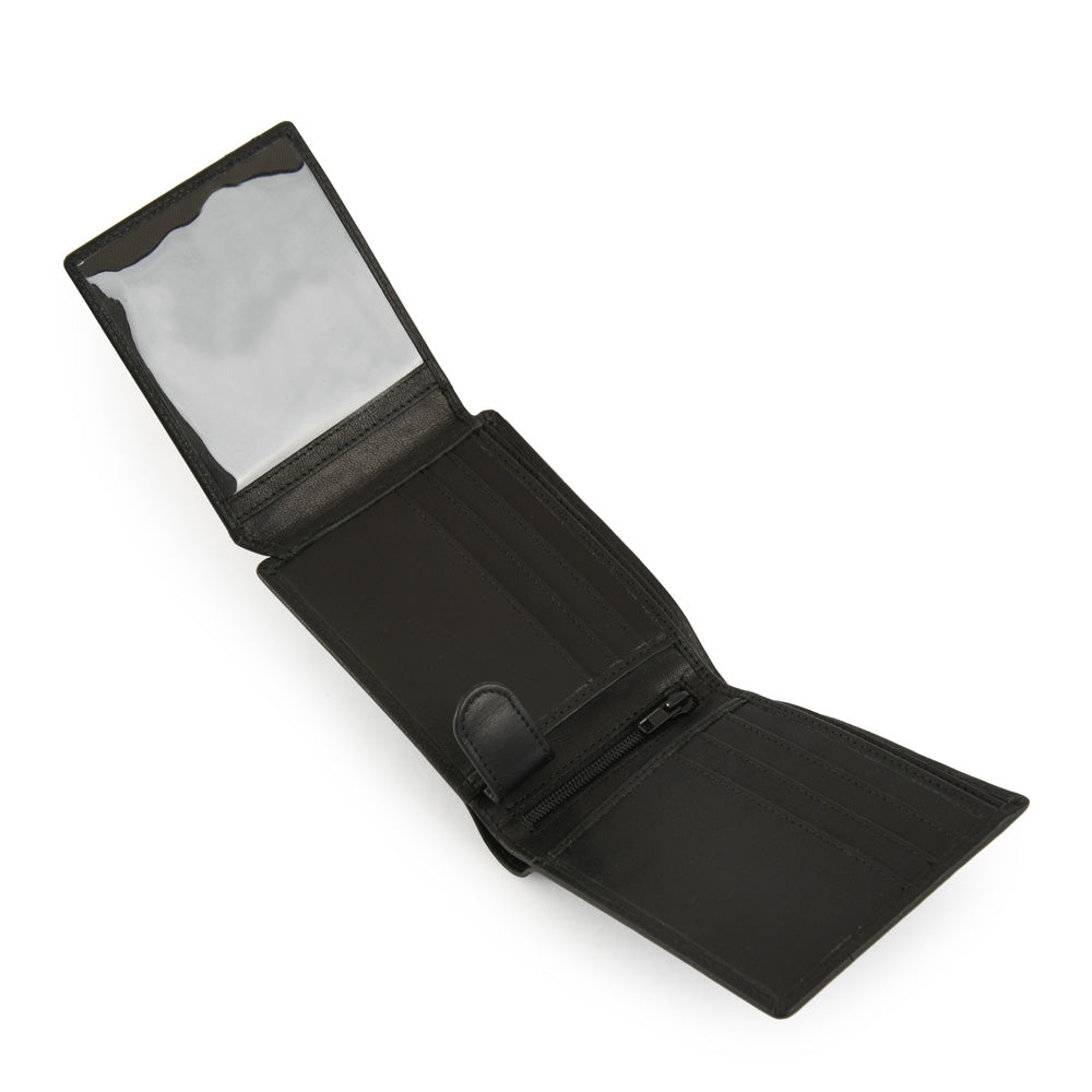 Wallet With Medium Interior Pocket Emanuel Black