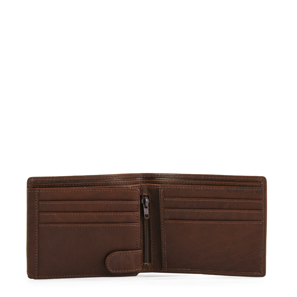 Wallet With Medium Interior Pocket Emanuel Coffee