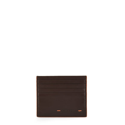 Fabio dark brown card holder