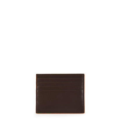 Fabio dark brown card holder